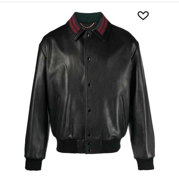 Brand new GUCCI leather Bomber jacket! EXCELLENT condition! - Picture 2 of 16